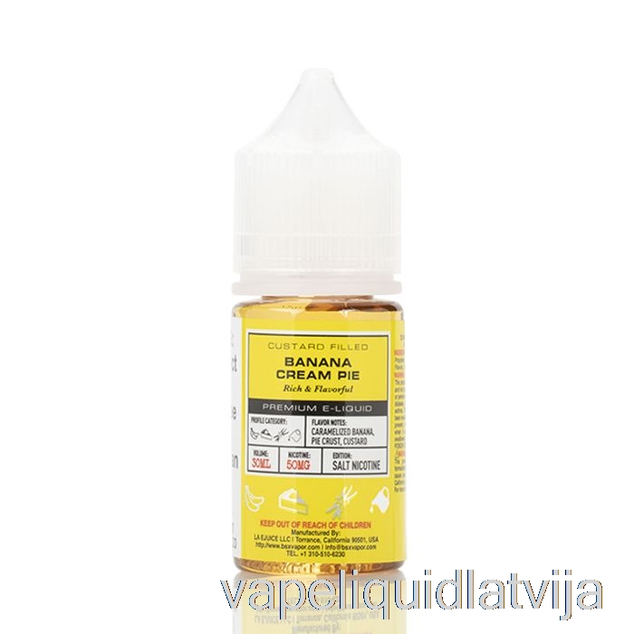 Banānu Krēma Pīrāgs - Bsx Sāls Sērija - 30ml 30mg Vape šķidrums